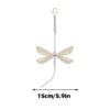 Creative Metal Wing Dragonfly Crystal Suncatcher Garden Wind Chimes Butterfly - Image 6